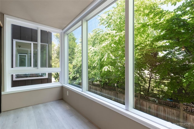5101 NE 55th St Unit 103, Seattle, WA 98105 - unfurnished sunroom with wood finished floors and plenty of natural light