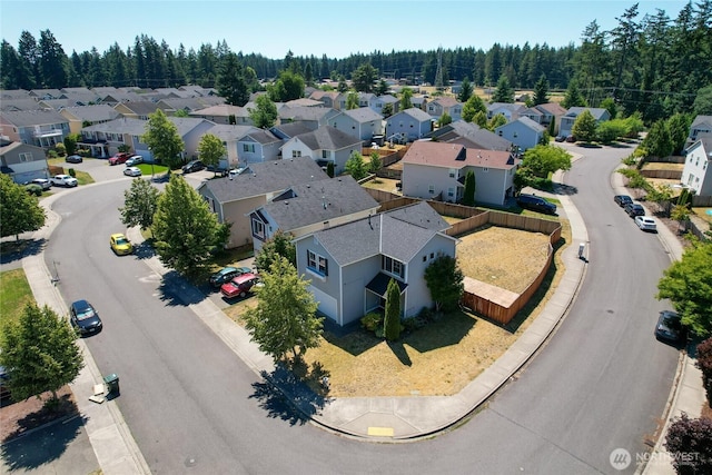 20304 48th Ave E, Spanaway, WA 98387 - aerial perspective of suburban area with a forest