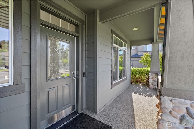 7526 148th Pl SE, Snohomish, WA 98296 - doorway to property with covered porch