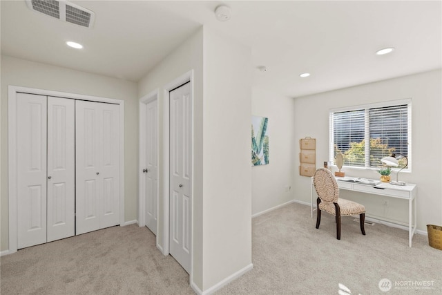 7526 148th Pl SE, Snohomish, WA 98296 - office space with carpet flooring and recessed lighting