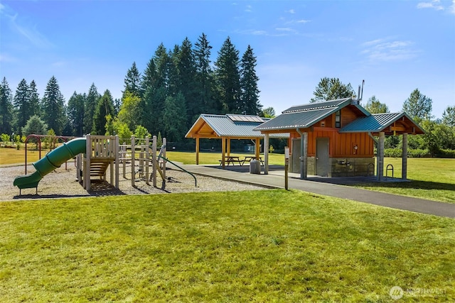 1422 Brighton Way SE, Olympia, WA 98501 - community playground featuring a yard and a gazebo
