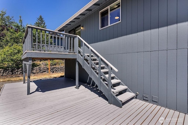 6114 47th Street Ct W, University Place, WA 98466 - deck with stairway