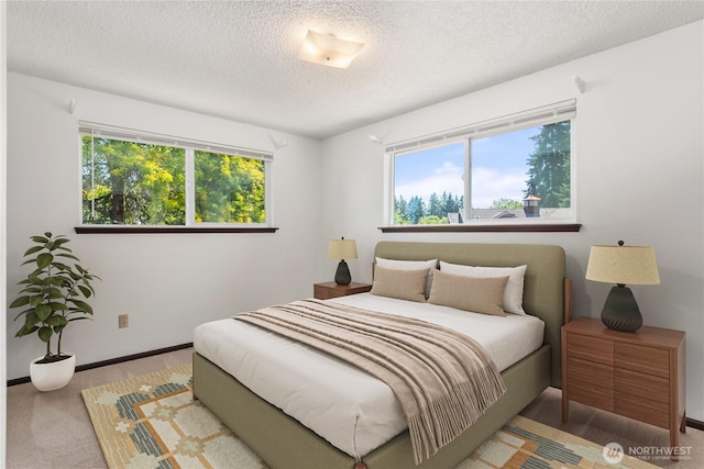 6114 47th Street Ct W, University Place, WA 98466 - carpeted bedroom with a textured ceiling and baseboards