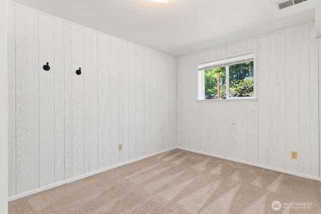 6114 47th Street Ct W, University Place, WA 98466 - empty room featuring carpet and wood walls