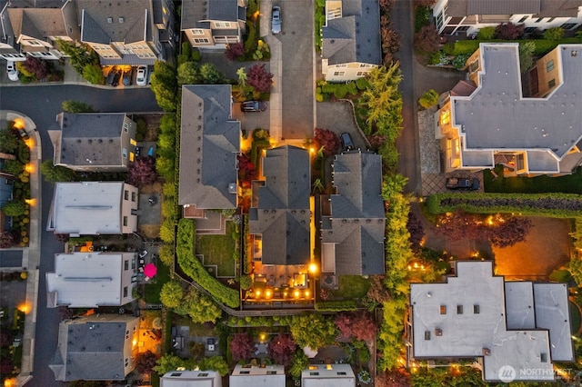 6511 108th Ave NE Unit 3, Kirkland, WA 98033 - aerial view of property and surrounding area featuring nearby suburban area