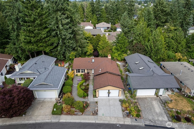 24812 12th Ave S, Des Moines, WA 98198 - aerial perspective of suburban area