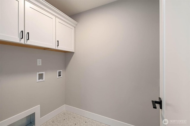 7560 S 130th Pl, Seattle, WA 98178 - washroom featuring cabinet space and hookup for a washing machine