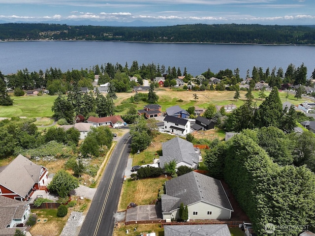 4880 Harbor Hills Dr, Freeland, WA 98249 - aerial perspective of suburban area with a large body of water