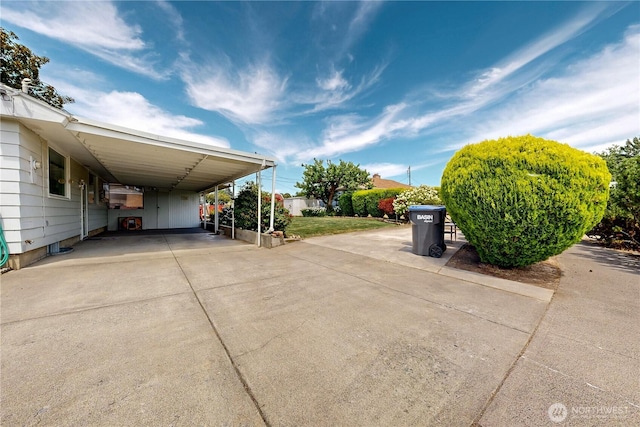 2004 Lark Dr, Walla Walla, WA 99362 - view of patio / terrace featuring concrete driveway and an attached carport