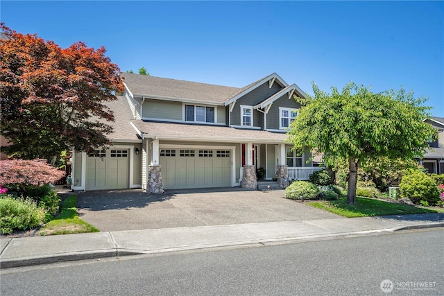5625 Elizabeth Ave SE, Auburn, WA 98092 - craftsman inspired home with covered porch, asphalt driveway, roof with shingles, and an attached garage
