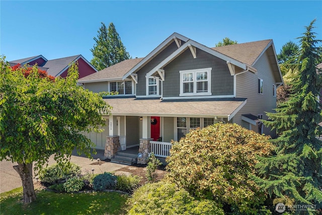 5625 Elizabeth Ave SE, Auburn, WA 98092 - craftsman-style house featuring a porch and roof with shingles