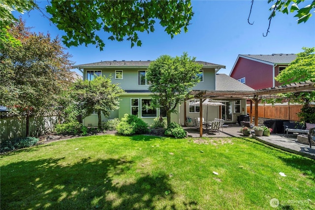 5625 Elizabeth Ave SE, Auburn, WA 98092 - back of house featuring a pergola and a patio