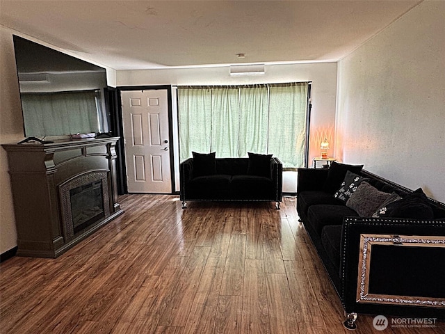616 S Ironwood, Moses Lake, WA 98837 - living area featuring wood finished floors and a fireplace