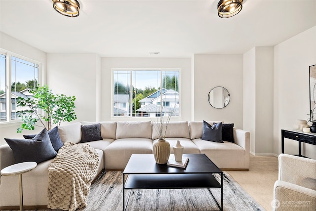18353 160th Pl SE, Renton, WA 98058 - carpeted living room featuring plenty of natural light