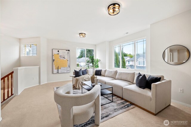18353 160th Pl SE, Renton, WA 98058 - carpeted living area featuring healthy amount of natural light
