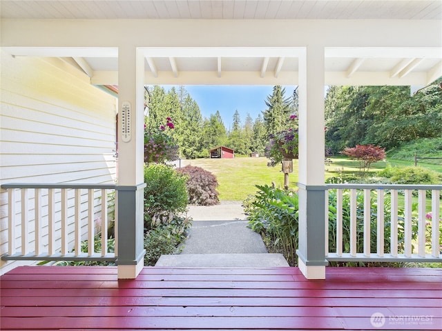 27014 80th St E, Buckley, WA 98321 - view of wooden porch