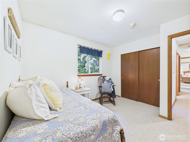 27014 80th St E, Buckley, WA 98321 - bedroom featuring carpet and a closet