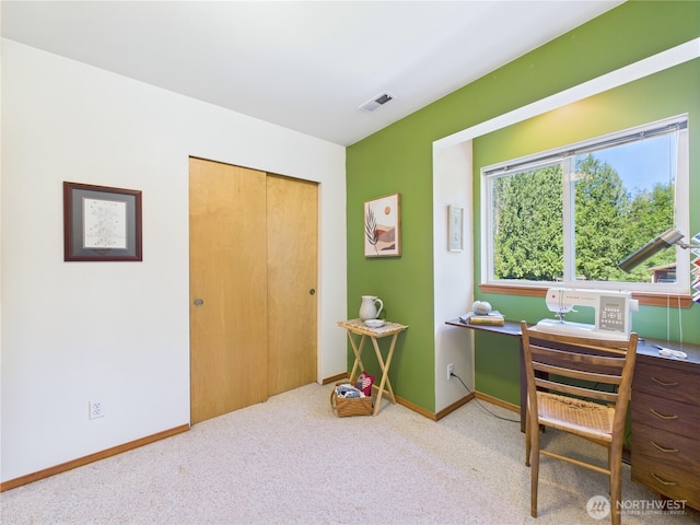 27014 80th St E, Buckley, WA 98321 - office featuring carpet floors and baseboards