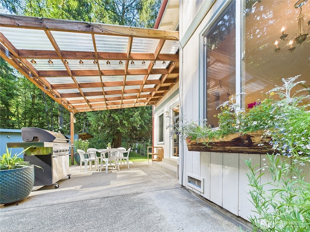 27014 80th St E, Buckley, WA 98321 - view of patio / terrace with outdoor dining area and area for grilling