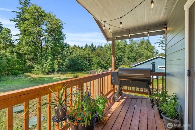 5843 Octave Ct SE, Olympia, WA 98513 - view of wooden deck