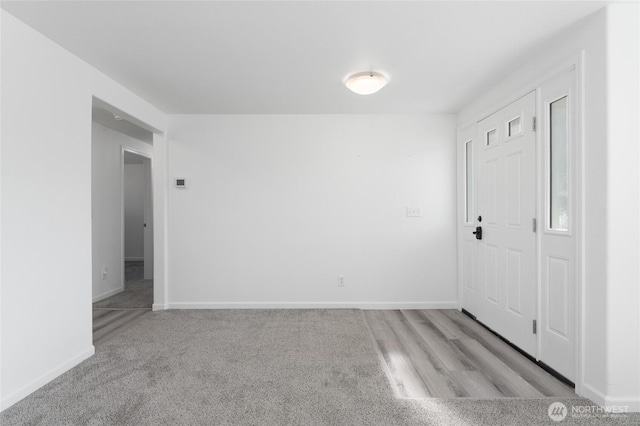 2112 S Crestmont Dr, Moses Lake, WA 98837 - empty room with baseboards and light wood-style floors
