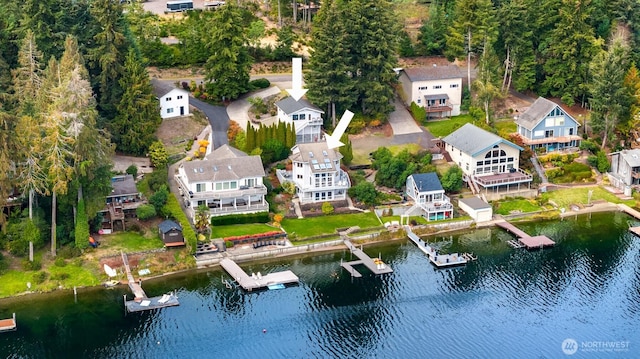 2210 E Mason Lake Dr W, Grapeview, WA 98546 - aerial view of a large body of water