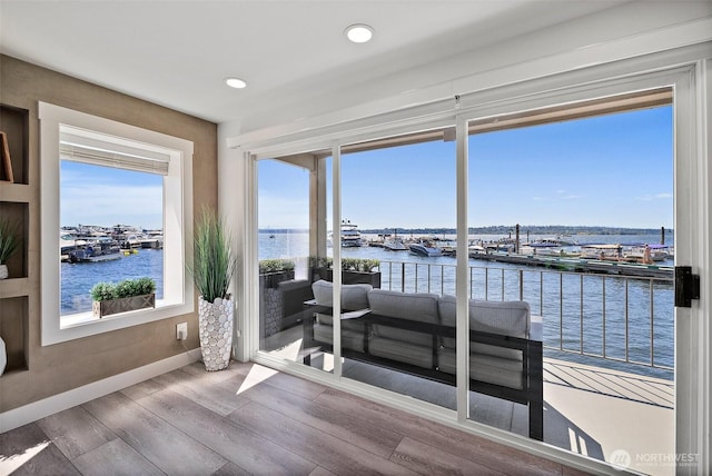 65 Kirkland Ave Unit 108, Kirkland, WA 98033 - sunroom with a water view