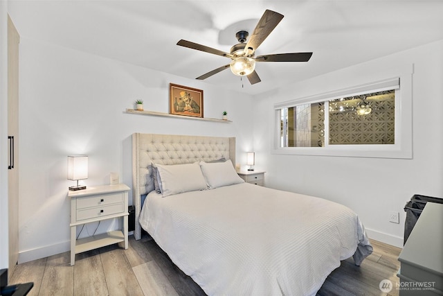 65 Kirkland Ave Unit 108, Kirkland, WA 98033 - bedroom featuring wood finished floors and a ceiling fan