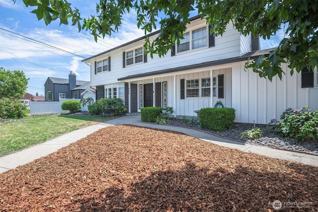 1609 Russell St, Wenatchee, WA 98801 - view of front of home featuring board and batten siding and covered porch