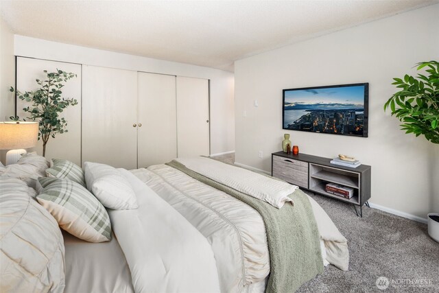 4635 W Lake Sammamish Pkwy SE Unit G206, Issaquah, WA 98027 - bedroom featuring carpet flooring and a closet