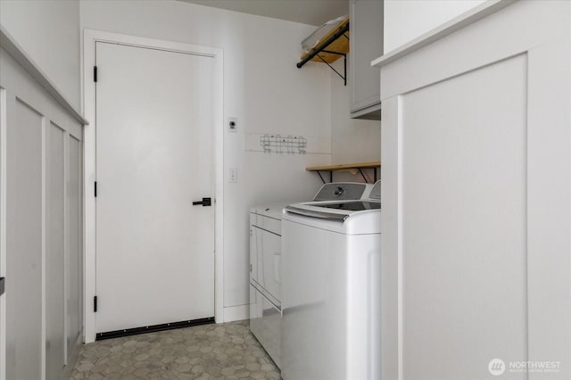 1664 Allyson St, Oak Harbor, WA 98277 - washroom featuring washer and dryer and cabinet space