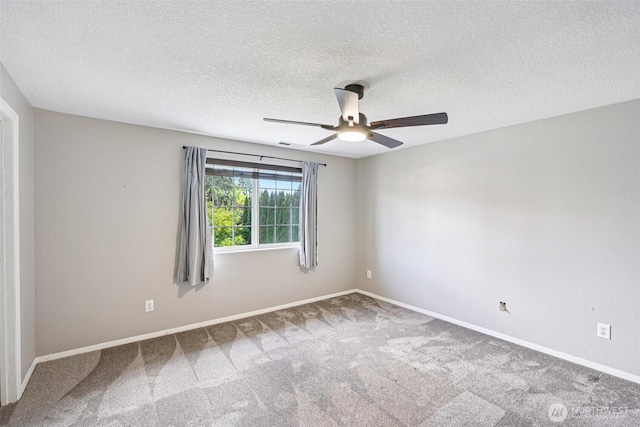 212 SW 2nd Ct, Battle Ground, WA 98604 - unfurnished room with a ceiling fan, carpet, and a textured ceiling