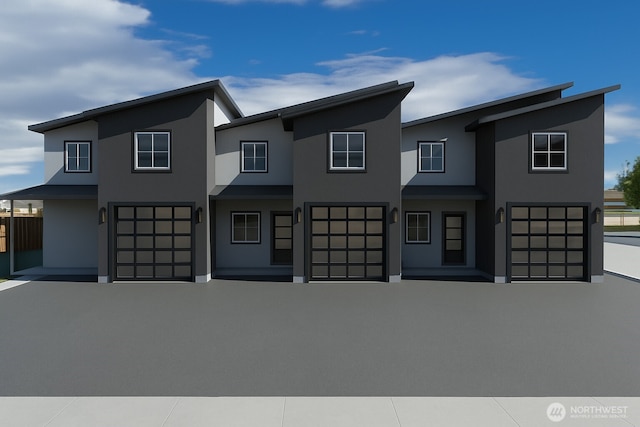 601LOT9 Dorsing St Unit A, Moses Lake, WA 98837 - contemporary home with a garage and stucco siding