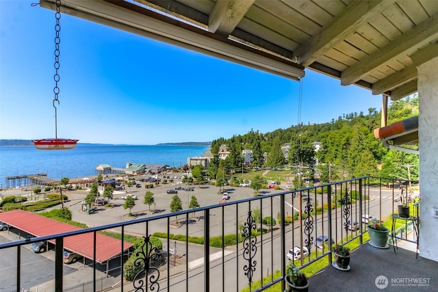 28313 Redondo Way S Unit 304, Des Moines, WA 98198 - balcony featuring a water view