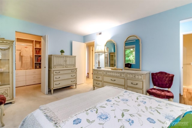 28313 Redondo Way S Unit 304, Des Moines, WA 98198 - bedroom with light carpet and ensuite bath