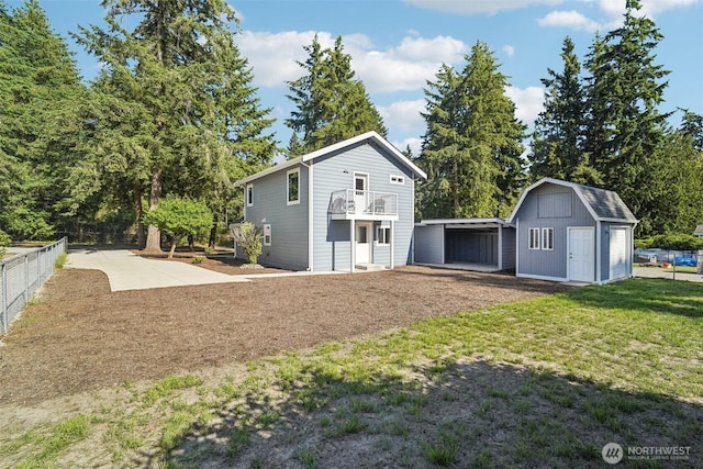 14427 156th Ave SE, Renton, WA 98059 - view of shed with a carport and driveway