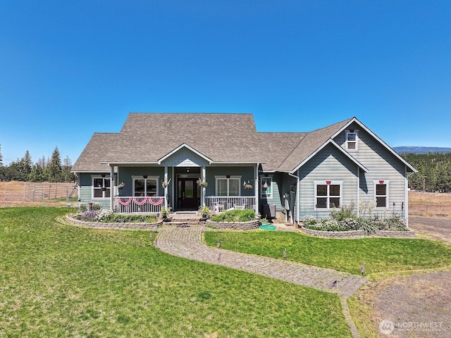 505 Woodland Rd, Goldendale, WA 98620 - view of front of house with a porch and roof with shingles