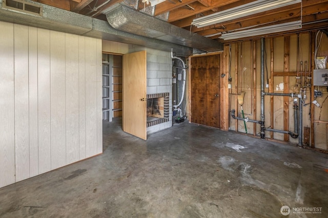 5621 SW Manning St, Seattle, WA 98116 - below grade area featuring wood walls