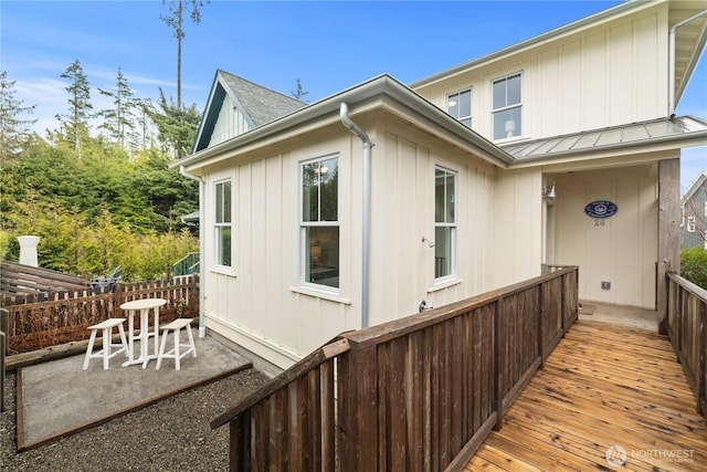 26 Lavender Ln, Pacific Beach, WA 98571 - view of home's exterior with a wooden deck