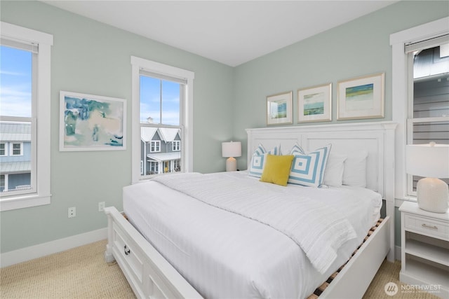 26 Lavender Ln, Pacific Beach, WA 98571 - bedroom featuring multiple windows and light colored carpet