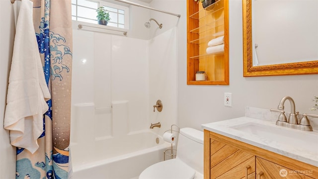 250 E Crest Ln, Grapeview, WA 98546 - full bathroom with shower / tub combo and vanity