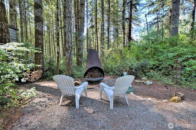 250 E Crest Ln, Grapeview, WA 98546 - view of yard