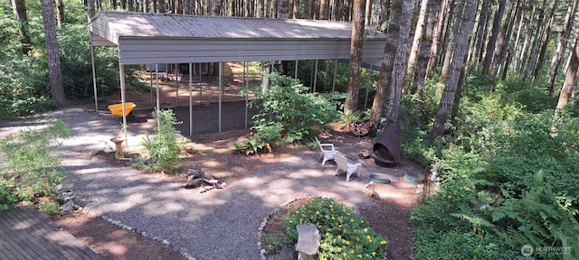 250 E Crest Ln, Grapeview, WA 98546 - view of patio