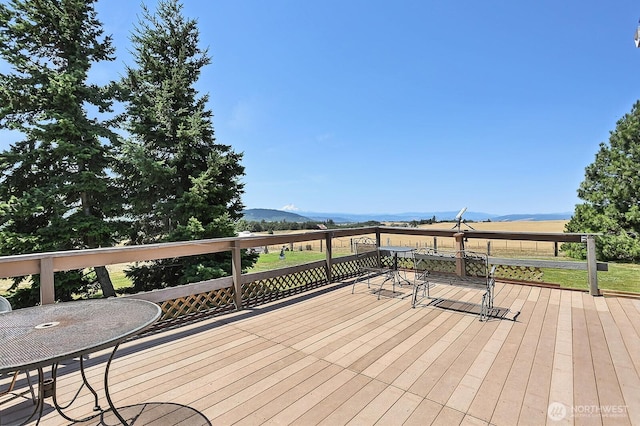 55 Mott Rd, Lyle, WA 98635 - deck with a mountain view