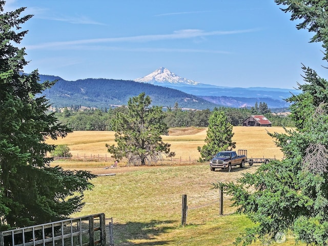 55 Mott Rd, Lyle, WA 98635 - view of mountain background featuring rural landscape