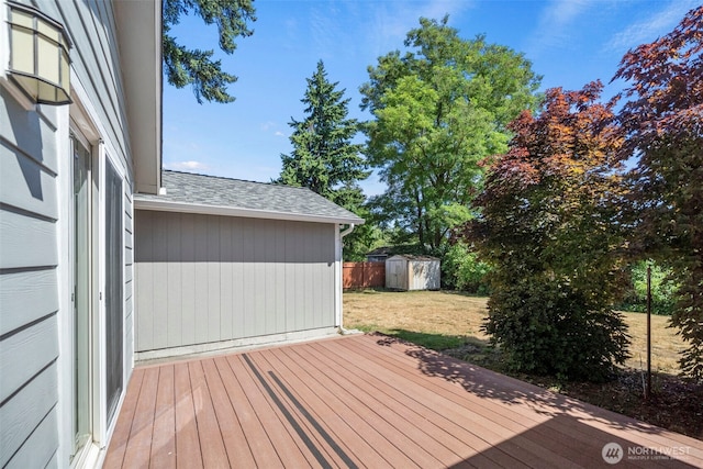 610 128th St S, Tacoma, WA 98444 - wooden terrace with a shed