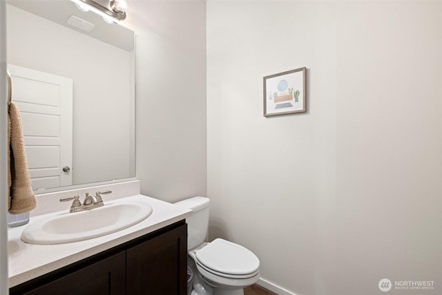 3312 156th St SW Unit E4, Lynnwood, WA 98087 - half bath featuring toilet and vanity