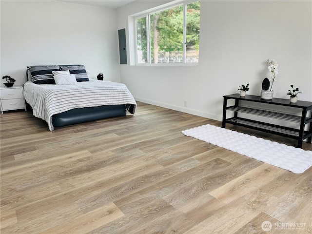 12706 94th Ave E, Puyallup, WA 98373 - bedroom with wood finished floors and electric panel