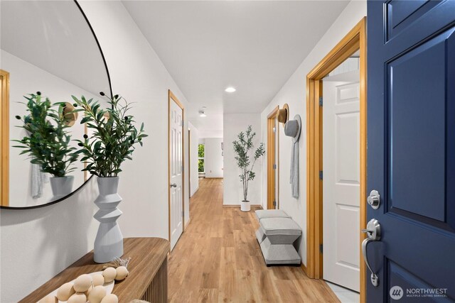 2820 E Madison St Unit 204, Seattle, WA 98112 - entryway featuring light wood finished floors and recessed lighting