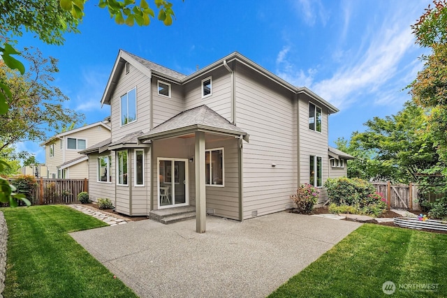 3606 Monterey Ct NE, Renton, WA 98056 - rear view of house featuring a patio and entry steps